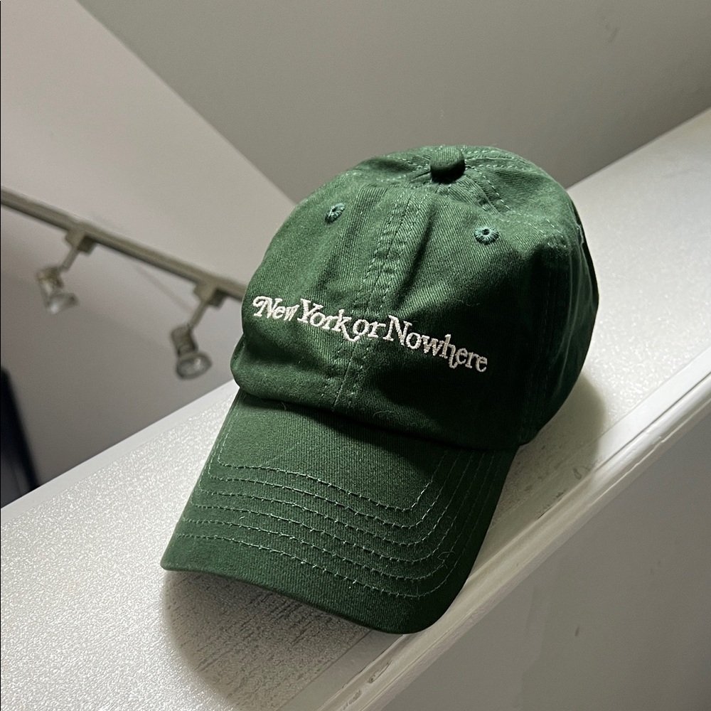 New York or Nowhere Green Dad Hat